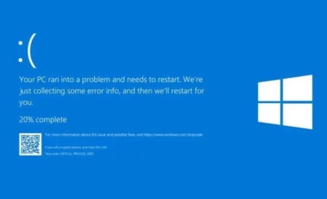 Ilustrasi Windows Blue Screen of Death