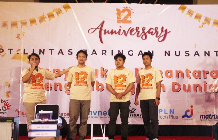 Peluncuran Netovas saat Anniversary PT LJN