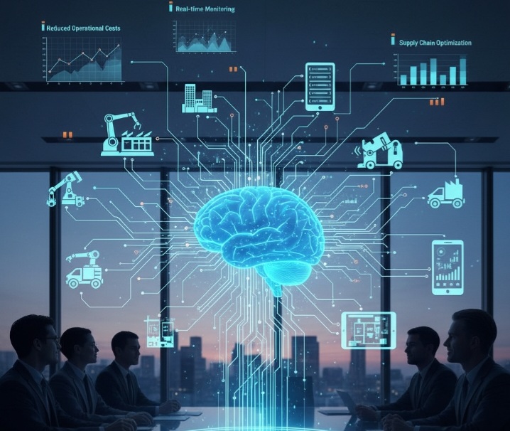 Ilustrasi IoT untuk efisiensi bisnis